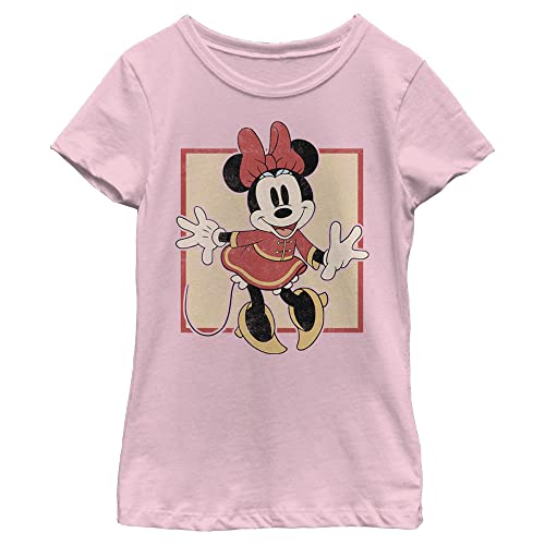 T-shirt Minnie Disney pour fille rose XL : style chinois traditionnel et unique