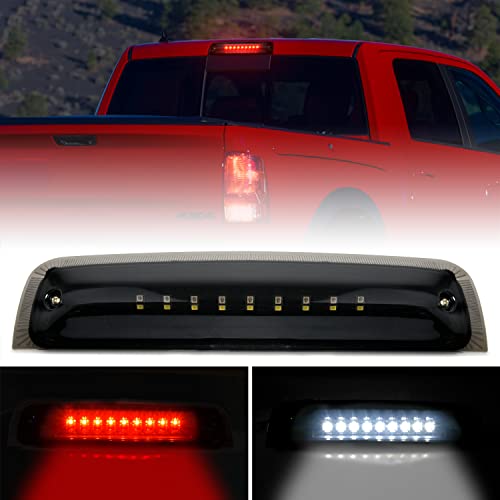 KEWISAUTO LED 3rd Third Brake Light for Ram 09-18, Rear Center High Mount Stop Light Brake Lamps LED Cab Cargo Tail Lights for Dodge Ram 1500 2009-2021/2500 3500 4500 5500 2010-2018 Accessories