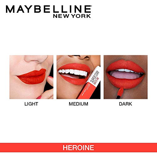 Image of Maybelline New York Super Stay Matte Ink Liquid Lipstick, 25 Heroine, 5g
