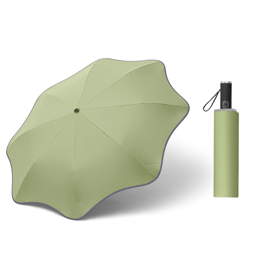 Parapluie en forme de fleur pliable automatique compact - 8