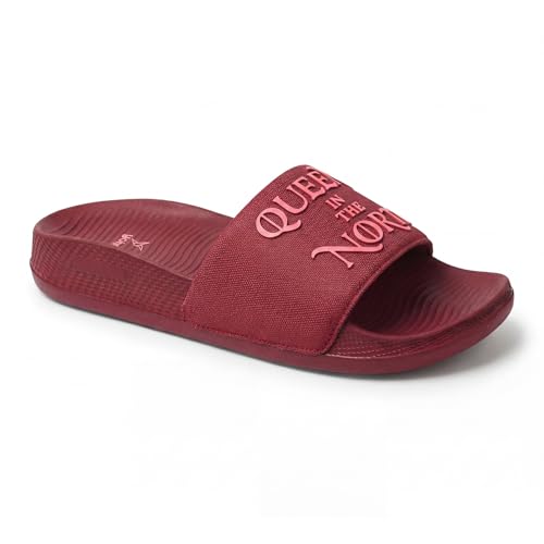 Image of YOHO Sliders for Women | Comfortable and Lightweight Slides | WB Cartoon & Comic Characters: Tom & Jerry, Big Bang Theory, Friends, Games of thrones and Wonder Woman Footwear for Girls
