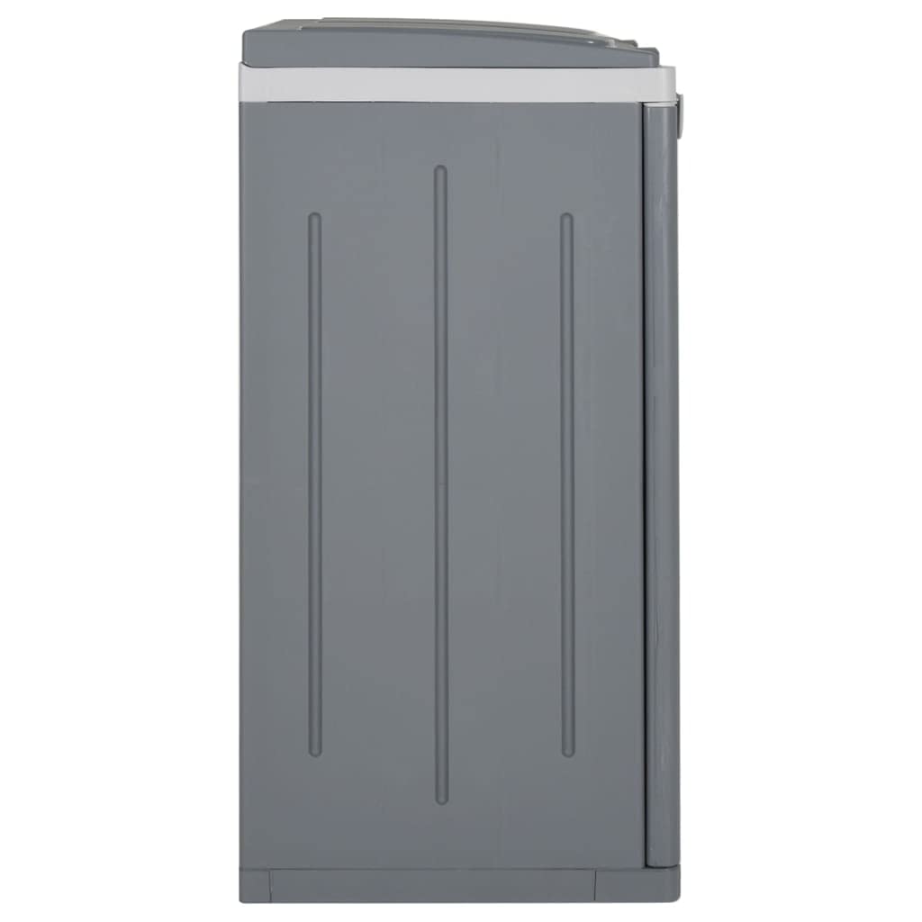 Pattumiera a 2 porte, 65 x 45 x 88 cm, in polipropilene, con raccolta dei