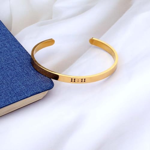 11 : 11 Cuff Angel Numbers Bracelet Make A Wish Gift for Women3