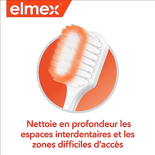ELMEX - Zahnbürste gegen Karies – Griff mit 25% recyceltem Kunststoff – weich – sanfte und gründliche Reinigung der Zähne – Bild 6