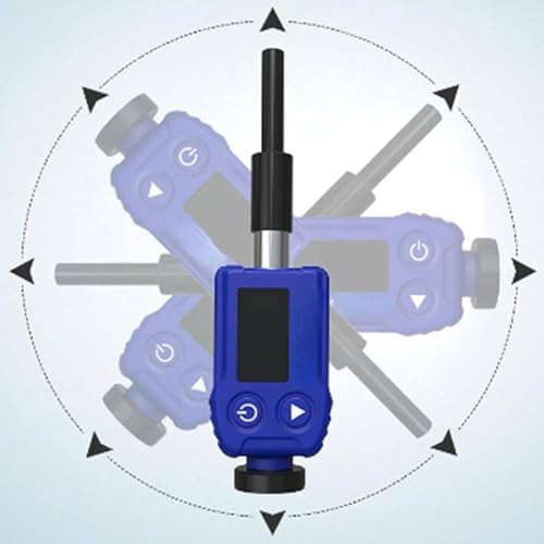 Hardness Tester Meter, High Precision Rockwell Durometer Kit, 7-in-1 for Manufacturing and Metal Processing