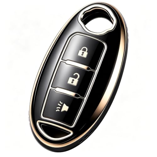 Image of Key Fob Cover Fit for Nissan Altima Rogue Sentra Pathfinder Frontier Maxima Titan Armada Versa Smart Key