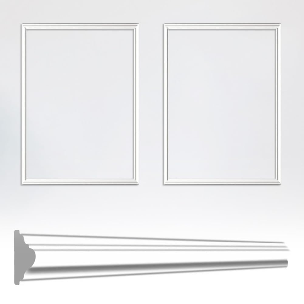 Moulures murales en stuc 40x50 kit autoadhésif décoration murale moderne DIY