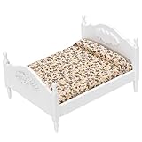 Construction en bois : fabriqué à partir de bois de haute qualité, ce lit est d'une durabilité exceptionnelle et de performances durables..La structure robuste garantit qu'elle sera un élément précieux de votre collection de maison de poupée pour les années à venir.