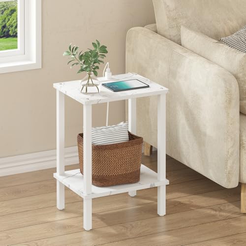 End Table with Charging Station