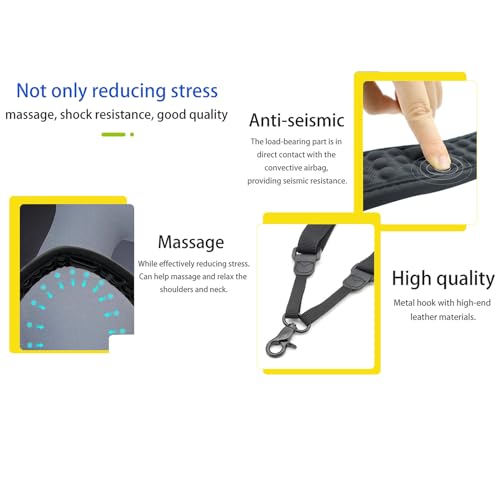 LICHIFIT Neck Strap Decompression Massage Lanyard for DJI RC-N1 / RC-N2 - Hanging Belt Sling Rope with Buckle for DJI Mini 3 Pro/Mavic 3 Pro/Mavic Air 2 Drone Remote Controller