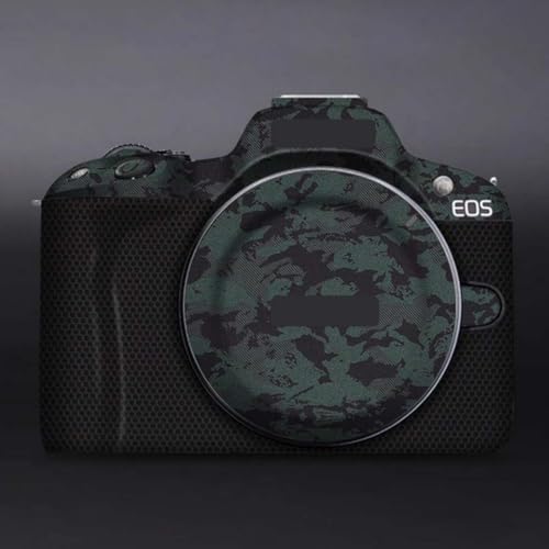 Film protection Canon R50 vert foncé en vinyle pour sécuriser vos sessions photo nature