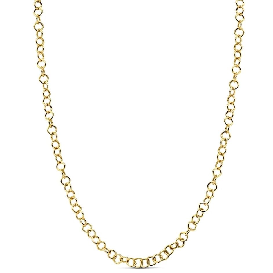 44cm Choker 18k Gold-Hohl. 6,60Gr. [Ab3382]