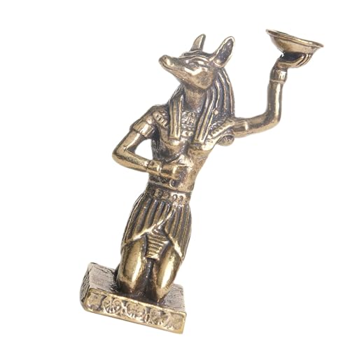 Statua antica di anubi beass: questo ornamento in ottone è un regalo delicato per il tuo amico, la tua famiglia e aggiungerà un tocco retrò, statua