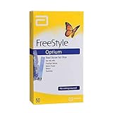 tiras reactivas freestyle optium neo  Abbott FreeStyle Optium Tiras de prueba de glucosa en sangre 50 tiras