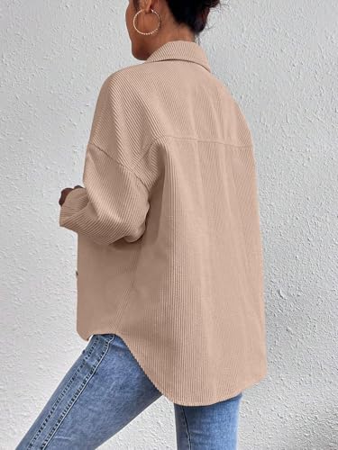 Image of GRECIILOOKS Women Poly Lycra Standard Length Oversized Jacket Korean Style Casual Outerwear | Streetwear Party Jacket with Trendy Loose Fit Casual Shirt
