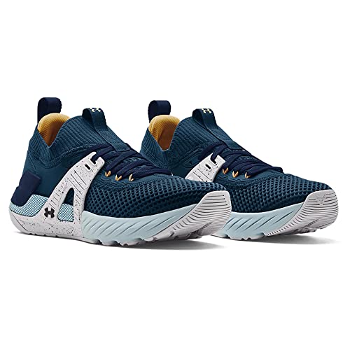 Under Armour Men's Project Rock 4 Training Shoe (Blue/Blue, us_Footwear_Size_System, Adult, Men, Numeric, Medium, Numeric_9)