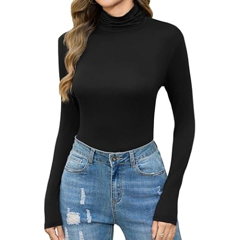 T-shirt Irevial col roulé femme Cover