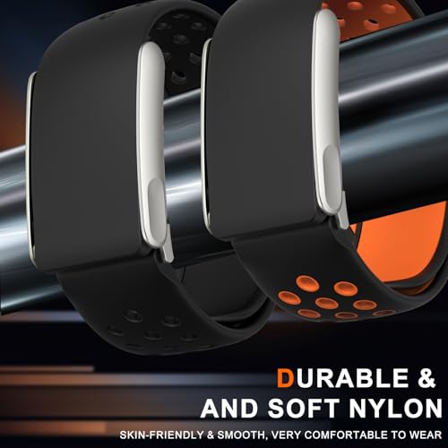 Image of omee Silicone Sport Band Compatible with Whoop 5.0 Band Strap Men Women, Breathable Sport Adjustable Waterproof Replacement Wristbands Straps for Whoop 5.0 Silicone Bands