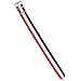 Mens Red-White-Blue Stripe Nylon Watch Band