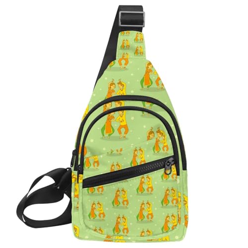 Sac à bandoulière antivol et plat anti-encombrement multicolore