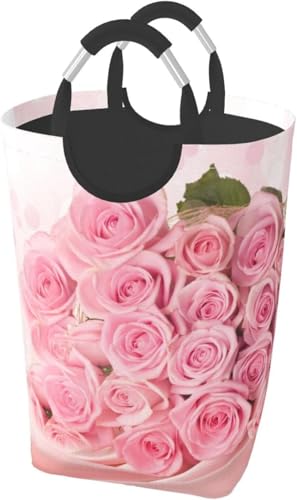 ローズ 折りたたみ収納ランドリーボックス キャラクターかわいい円型ランドリーかご