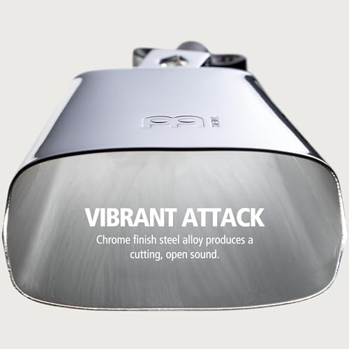 image for Meinl Percussion STB55 5 1/2-Inch Chrome Finish Steel Cowbell, Chrome 