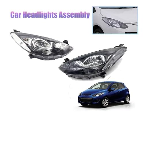 Projecteur avant droit Mazda 2 optique de qualité supérieure halogène