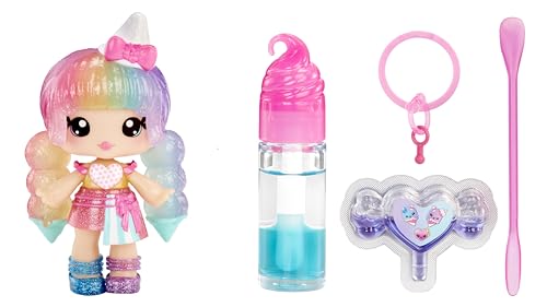 Yummiland Lip Gloss Doll: Mystery Color Change - Stephie Snowcone: Include 1 Bambola, Lucidalabbra fai da te + Portachiavi rimovibile, Gioco cosmetico. Collezionabile. Età 4+ Yummiland Lip Gloss Doll: Mystery Color Change - Stephie Snowcone: Include 1 Bambola, Lucidalabbra fai da te + Portachiavi rimovibile, Gioco cosmetico. Collezionabile. Età 4+