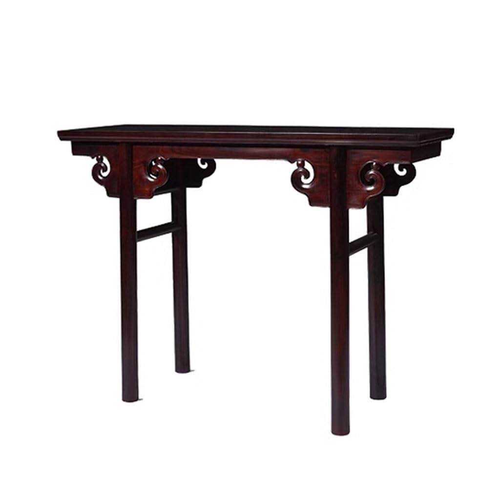 Butsudan Consolle in Legno massello, Tavolo con Statua di Buddha Cinese, Custodia for incenso, Tavolo da Esposizione for Ornamenti (Dimensioni: 47 Pollici) Tavolo dell'altare