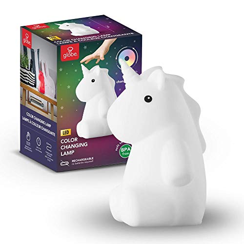 Lámpara de noche unicornio de silicona multicolor recargable