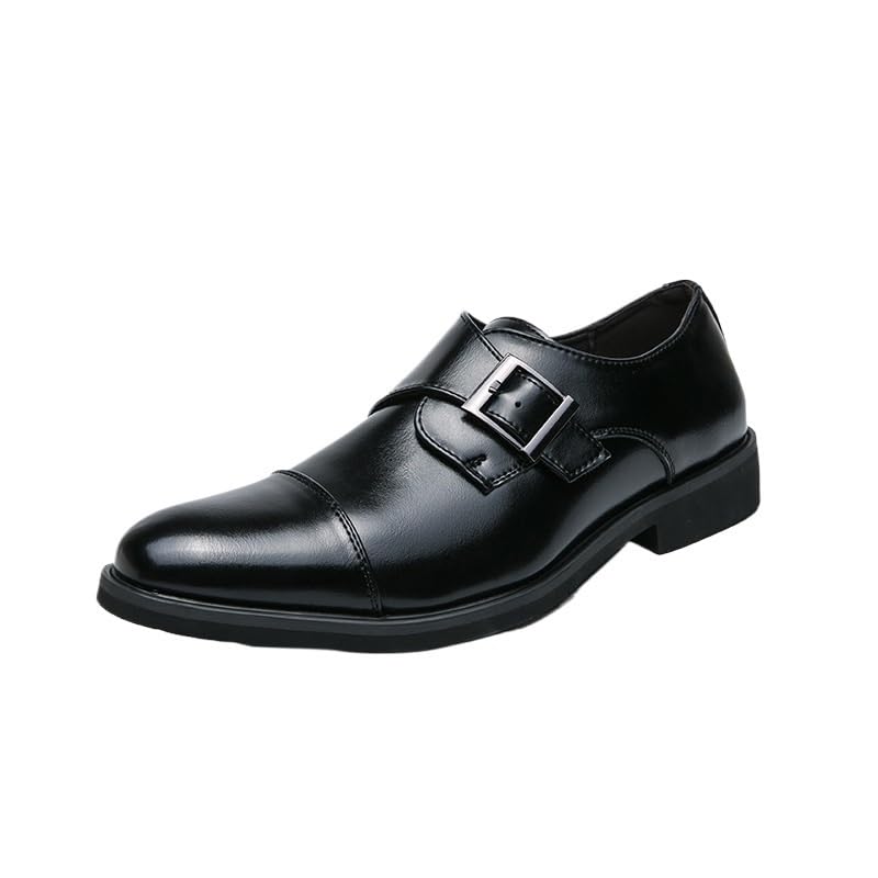 Fashion Patent Leather Moccasins for Men Casual Business Formal Pointed Shoes Wedding Dress Footwear British Low Top Waterproof Dress Shoes