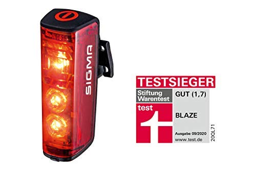 SIGMA SPORT - LED Fahrradlicht Set Aura 80 und BLAZE | StVZO zugelassenes, akkubetriebenes Vorderlicht und Rücklicht mit Bremsfunktion - Image 6