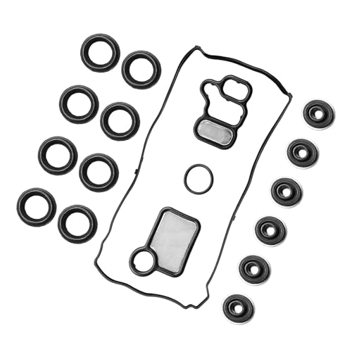 Klaisy Kit de joints de couvercle de soupapes précis pour moteurs de 2,0 L 2,4 L, installation facile, ensemble complet de 18 pièces VS50614R ES73071 15845-PNA-003