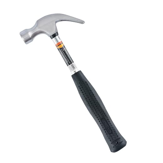 Sparta Martelo De Unha Com Cabo De Metal 27Mm Preto