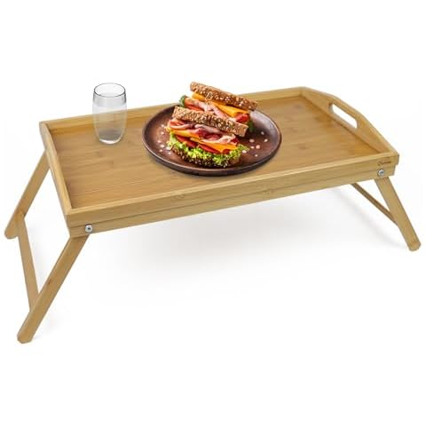 Plateau de lit en bambou DIVCHI Cover
