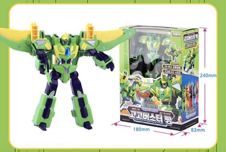 Amazon.com: caincosmetic Go Go Dino 2-in-1 Transforming Robot
