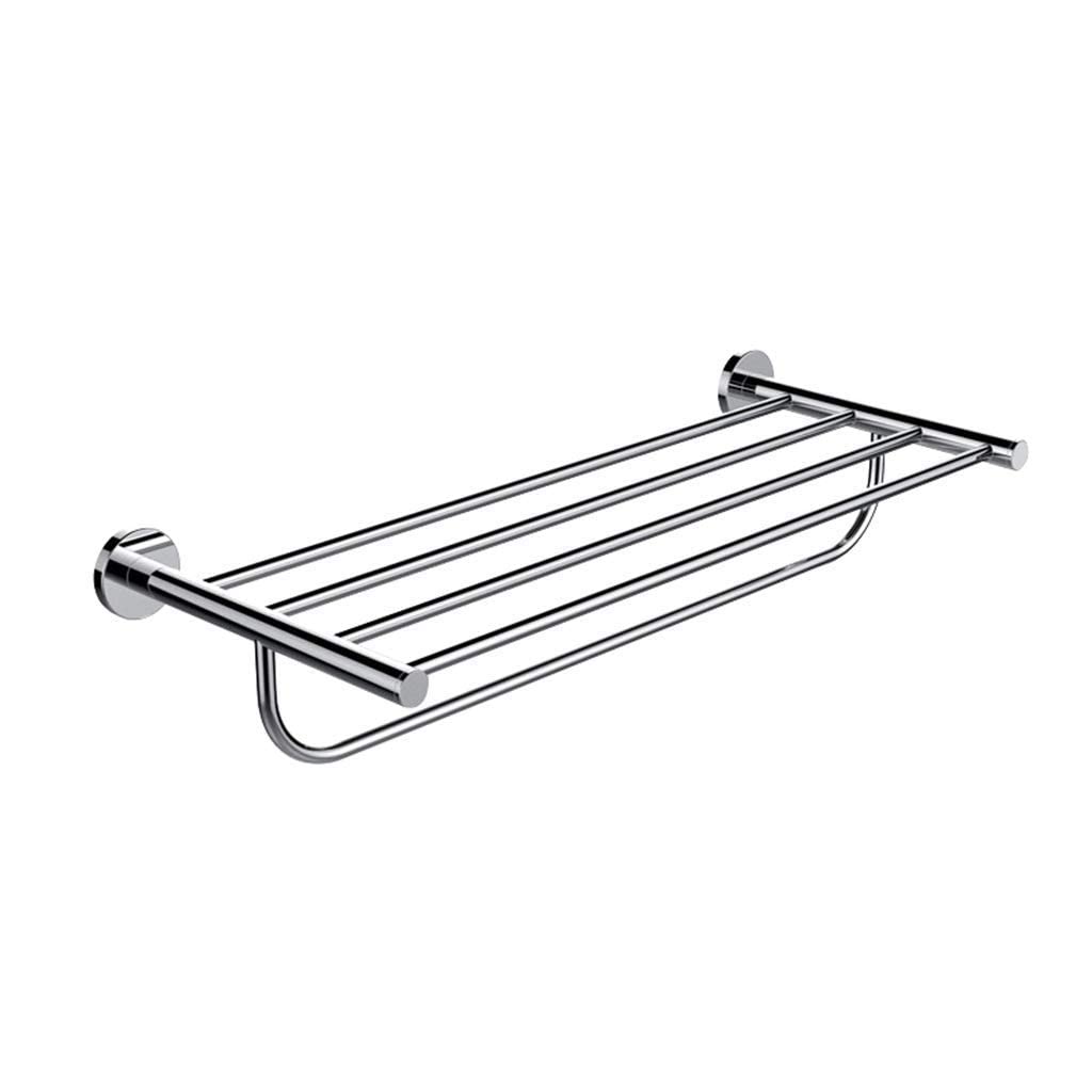 Porte-serviettes en acier inoxydable 304 pour salle de bain et cuisine (60 cm)