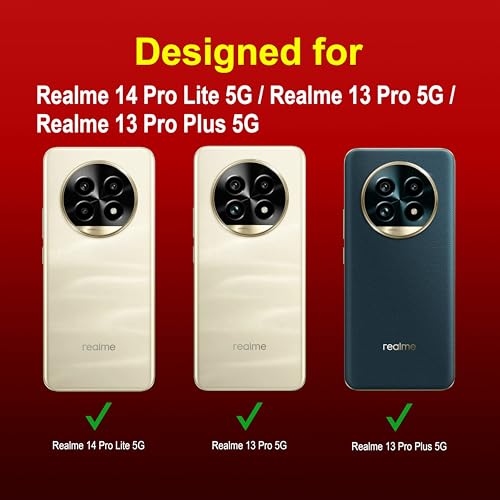 Image of Zapcase Back Case Cover for Realme 14 Pro Lite 5G | Compatible for Realme 14 Pro Lite 5G Back Cover | Liquid Silicon Magic Case with Camera Protection | Red