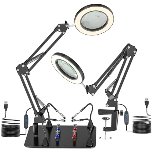 Jubor Lupa con Luz y Soporte