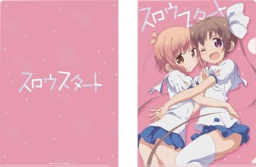 Amazon スロウスタート クリアファイル 一之瀬花名 百地たまて アニメ 萌えグッズ 通販
