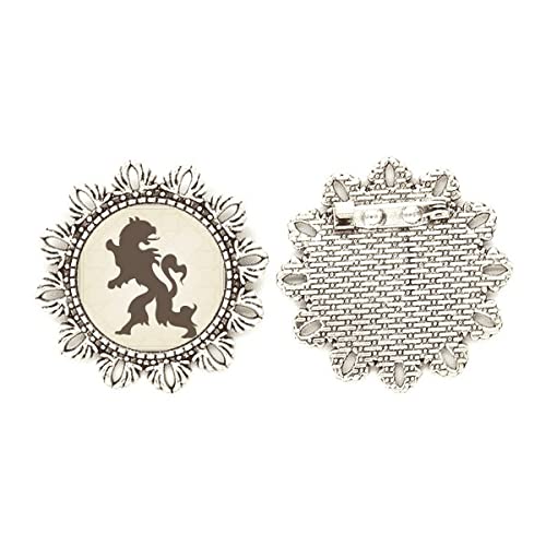 Broche de plata con águila de Europ Animals en relieve para solapas elegantes