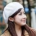 seven wolves Fashion Pearl Beret Hat for Womens, Wool French Beanie Cap Hat Winter Clothes Accessory Warm Hat, White 2