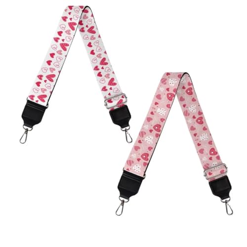 Image of Jeiento Replacement Shoulder Strap,2 Piece Set Guitar Style Handbag Crossbody Strap Adjustable Guitar Straps for Women Girls