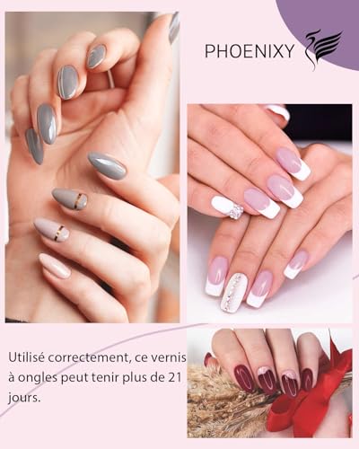 Kit Vernis Semi Permanent Phoenixy 12 Couleurs Pour Débutants – vue 7