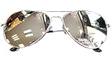 Ein Musthave easy4fashion myfashionist Pilotenbrille Aviatorbrille Portobrille Sonnenbrille Brille verspiegelt (Silber)