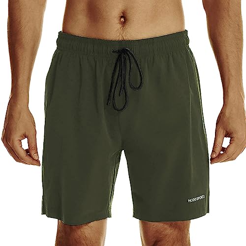 Image of HODOSPORTS Mens Swim Trunks 7 inch Quick-Dry Swim Shorts with Mesh Lining and Pockets