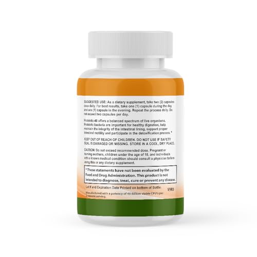 image for CALMING BLENDS Diverticulitis Tea and Probiotic (40 Billion CFU per Se