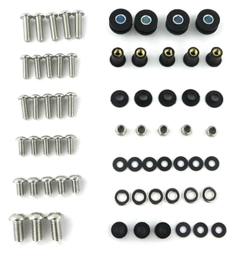 Kit vis carénage Suzuki RGV250 VJ21 complet avec clips boulons écrous inox