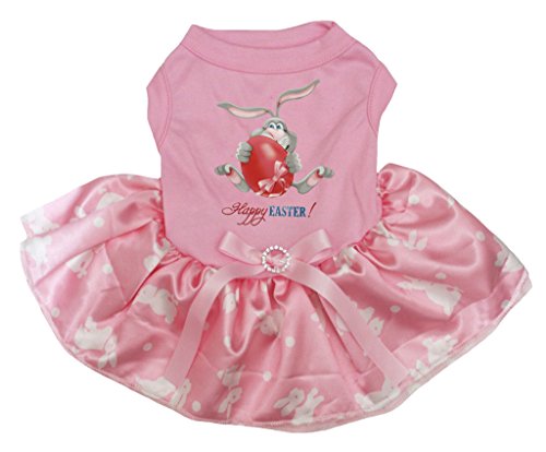 Robe de Pâques pour chien le cadeau idéal avec tutu rose