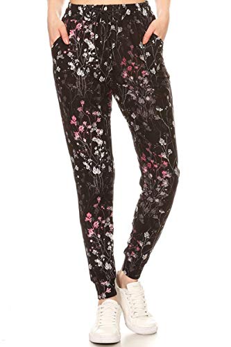Image of Leggings Depot Premium Jogger Women's Popular Print High Waist Track Pants(S-XL)